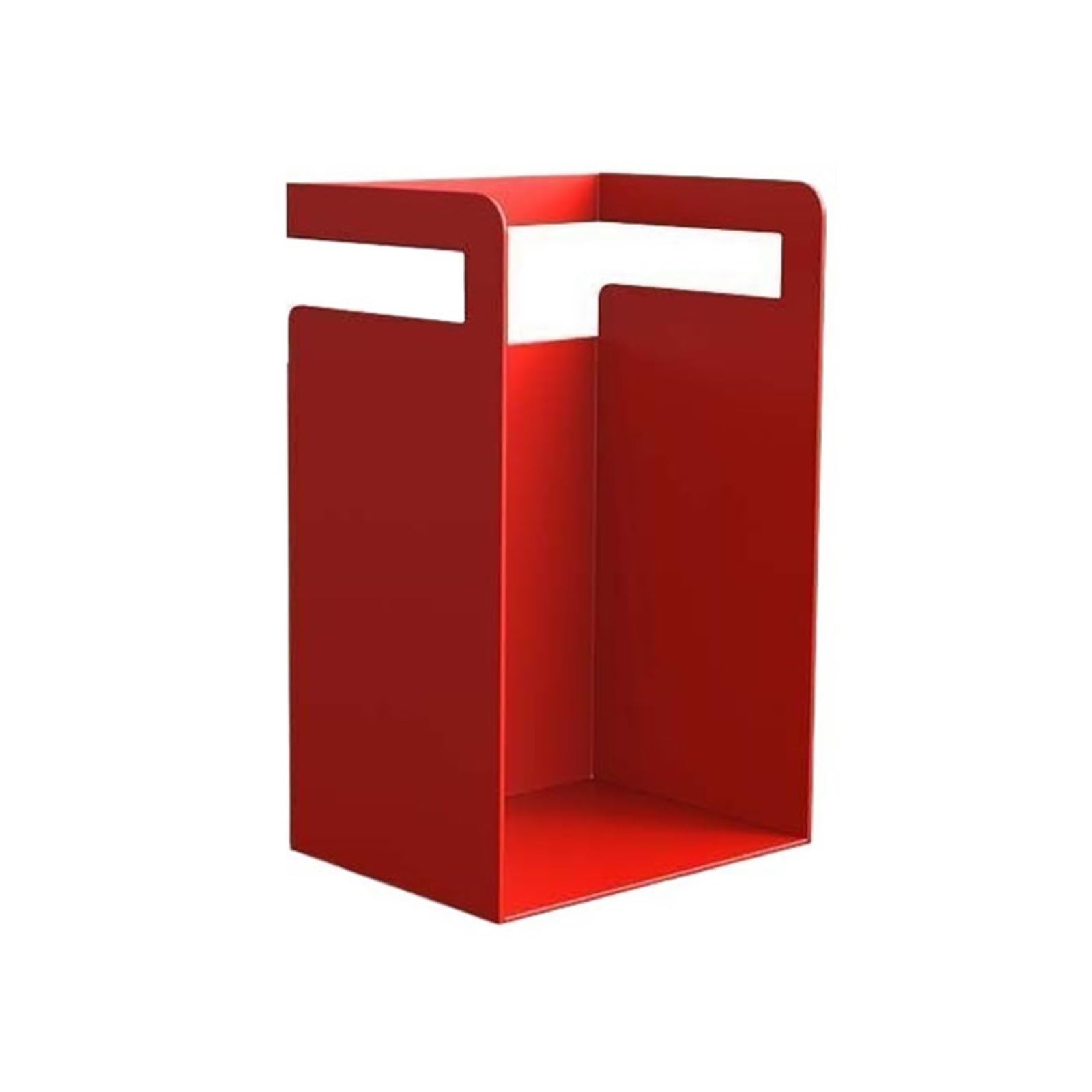 WANGHAI-666 Bookcases Under-desk Modern Wall Mounted Bookshelf Minimalism Aluminium Alloy Organiser Box(Red)