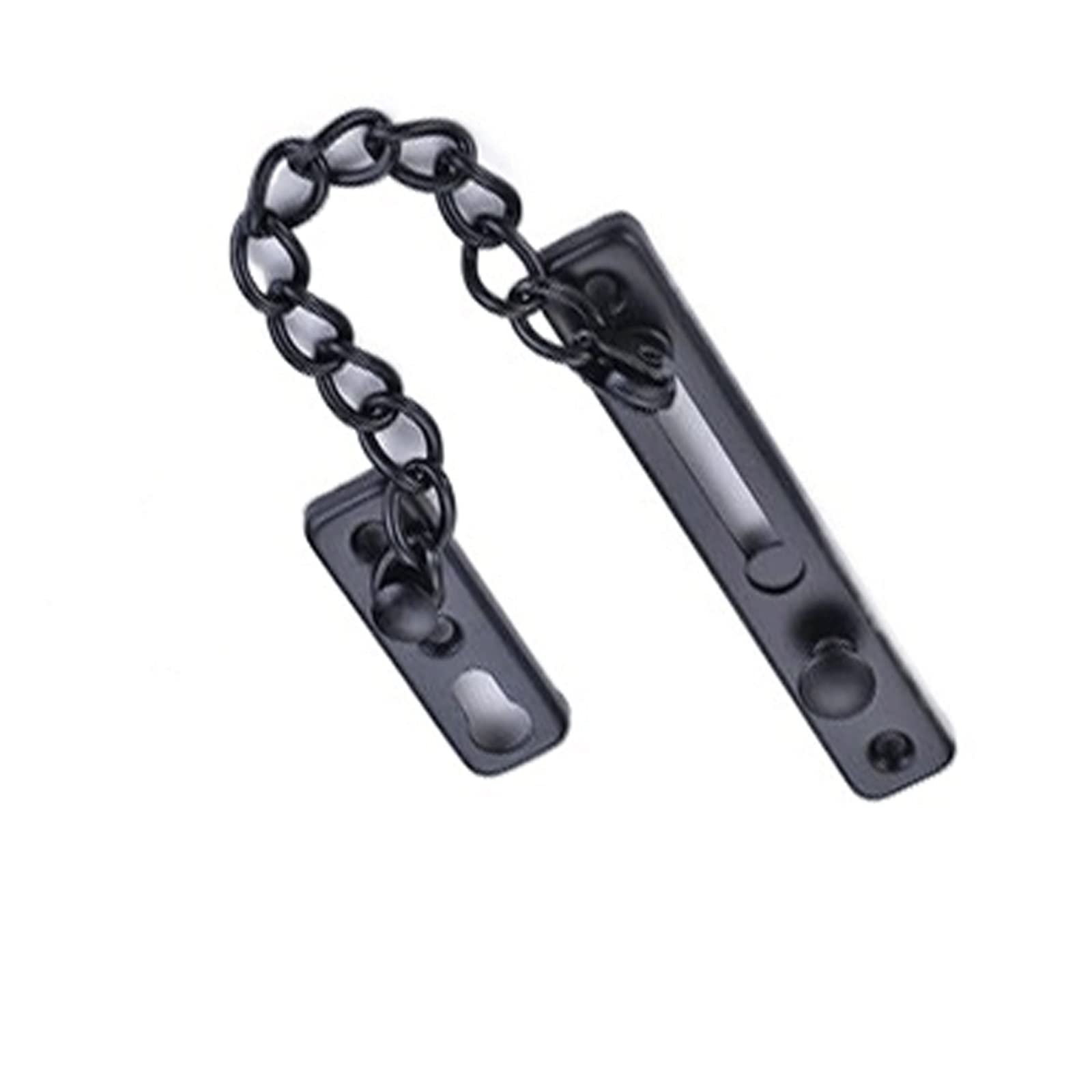 Nvsfzgiyg Nero Stainless Steel Anti-Theft Door Chain Bedroom Security Lever Lock Hotel With Screw Buckle Safety Bolt