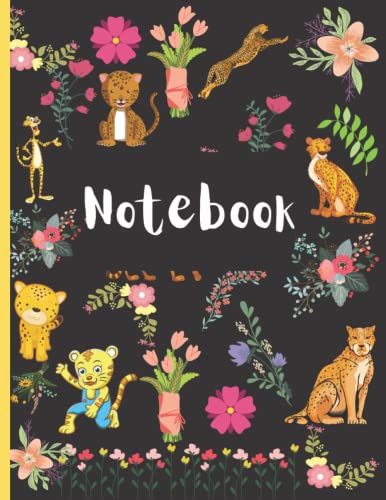 Cheetah Gifts: Cheetah Pattern Notebook: Cheetah Themed Notebook Journal For Her & Him. Perfect Gifts For Students | Friends | End Year | Teens Girls | Boys | Kids (Journal To Write In Women)