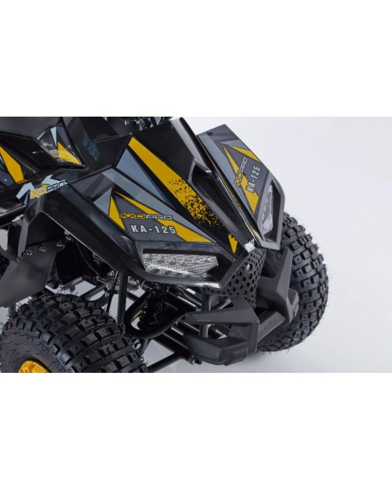 T-MOTO - Quad a Benzina Naples a con Retromarcia - Quad Adulti e Giovani Piloti, Potente e Versatile per Percorsi Off-Road 4 Tempi (Giallo)