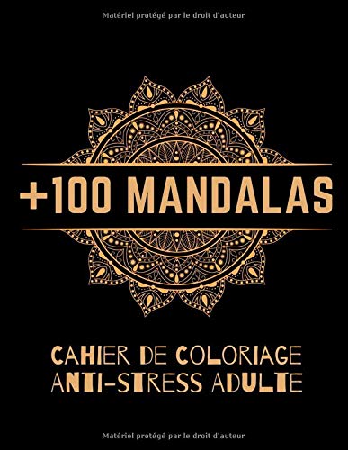 Télécharger +100 Mandalas Cahier de Coloriage Anti-stress Adulte: Livre de coloriage mandala magique pour adulte Livre eBook France