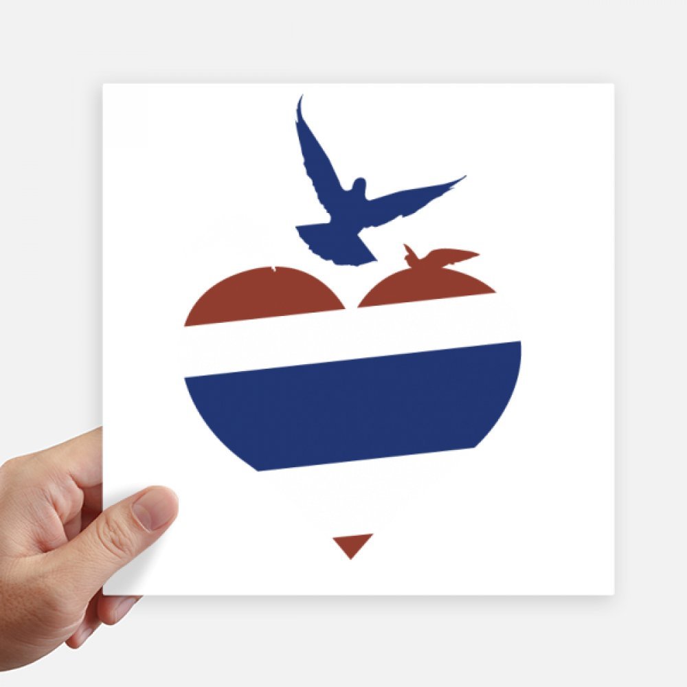 Sticker Thaïlande Je Aime la Thaïlande autocollant moto ordinateur 4Pcs
