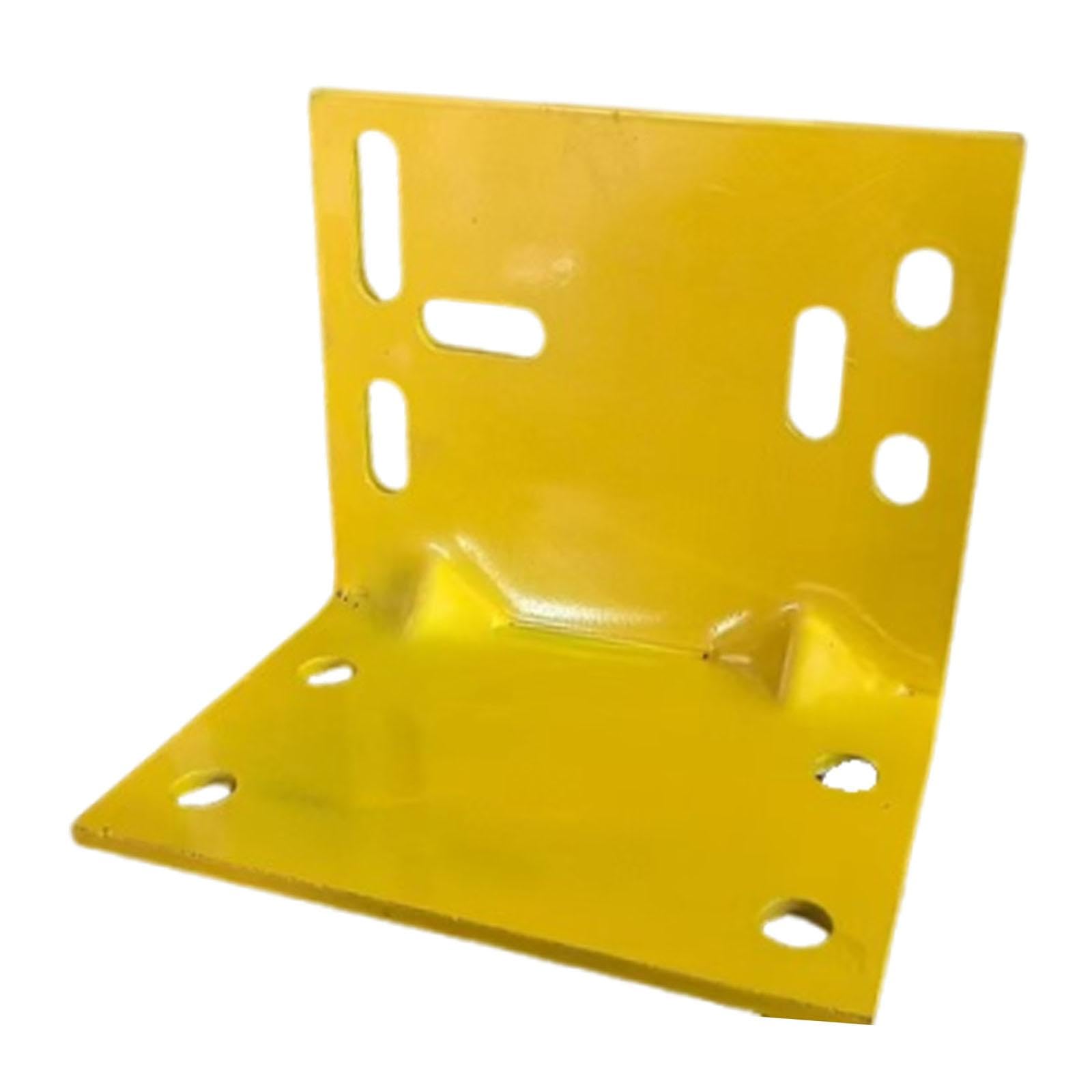 Milageto Support de montage pour treuil manuel à angle droit de 1 200/1 800 livres pour véhicules agricoles, assemblage simple, accessoire universel