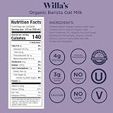 Willa's Organic Barista Oat Milk, photo 2
