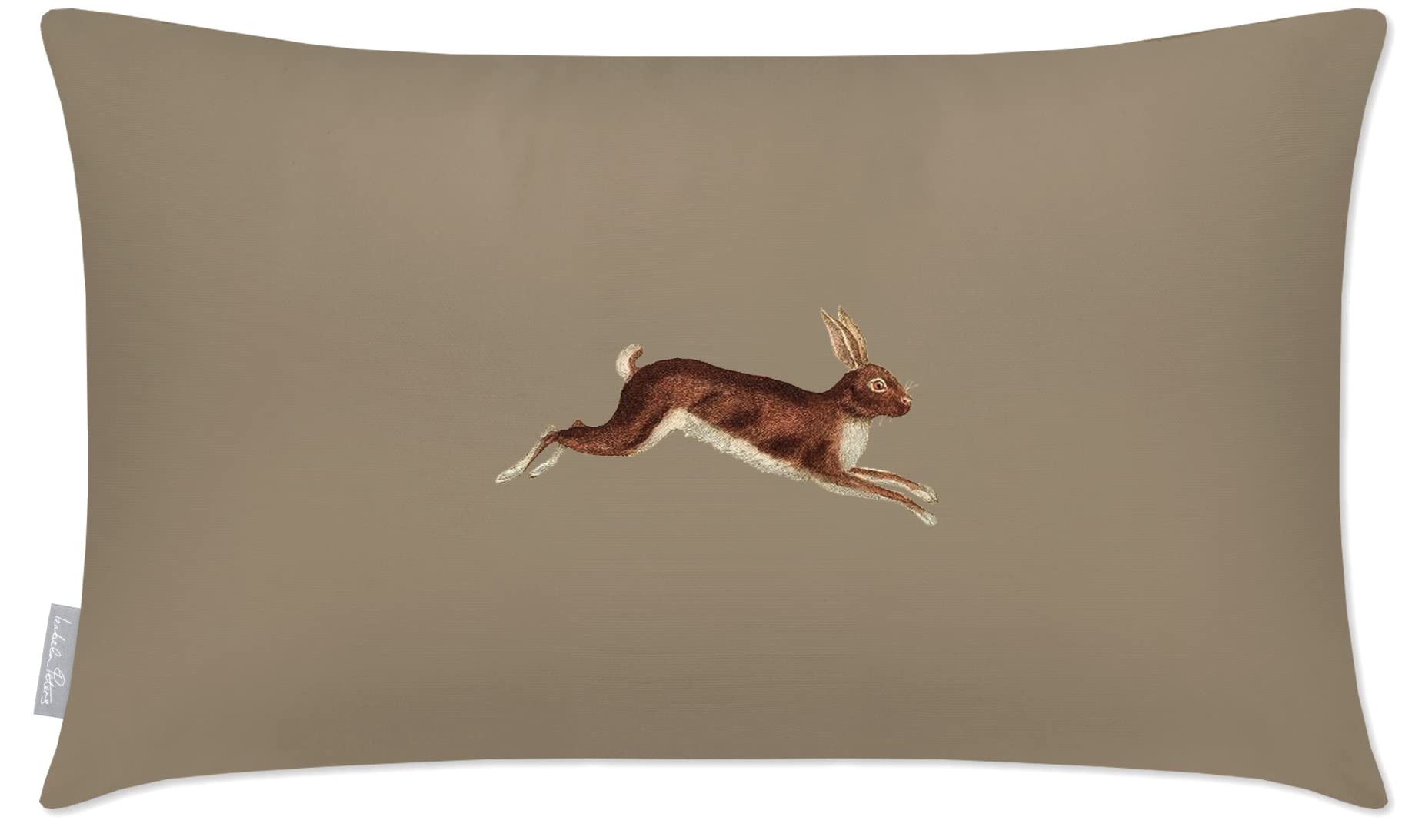 Izabela Peters Outdoor Cushions Waterproof, 60 x 40 cm, Filled Outdoor Cushion, Hare - Taupe, Garden Furniture Cushions, Outdoor Seat Cushions, Garden Chair Cushions โ image 1