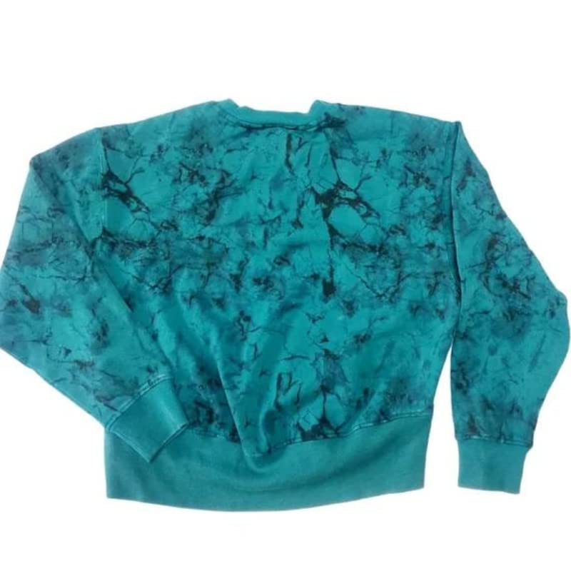 JoyLab Women's French Terry Acid Wash Crewneck Pullover