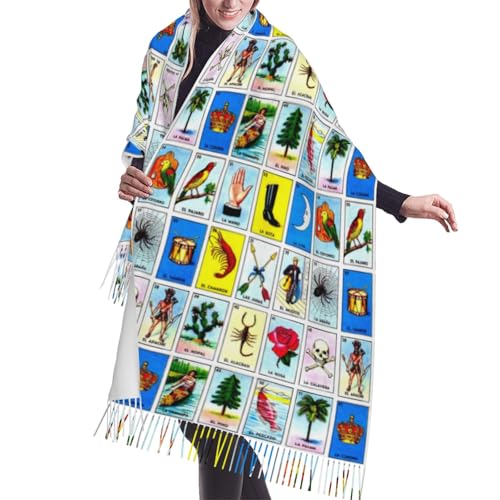 Cartoon Doodle Dogs Lover Women'S Scarf Fashion Long Blanket Scarf Winter Scarf Shawl Wrap With Tassel 77'' X 27''