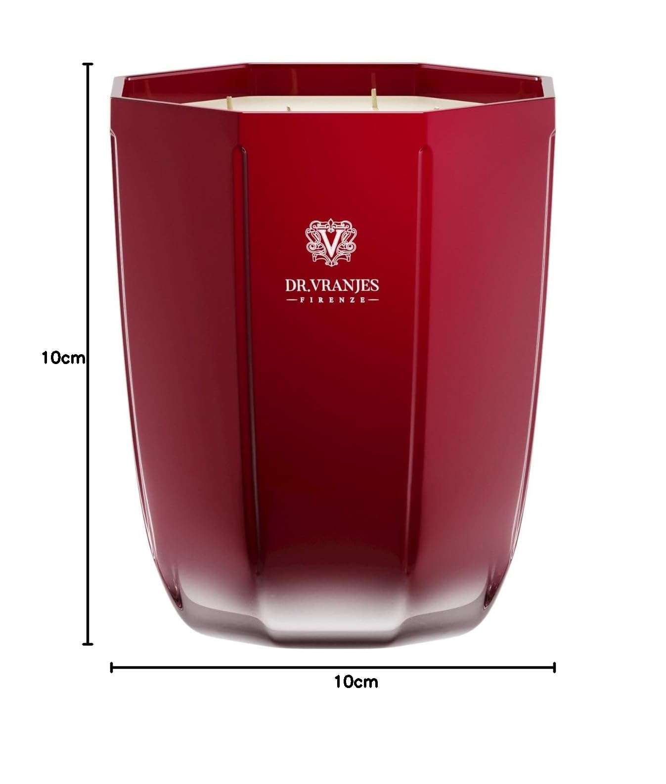 Dr. Vranjes Firenze Rosso Nobile Duftkerze, Rot, 1000 g
