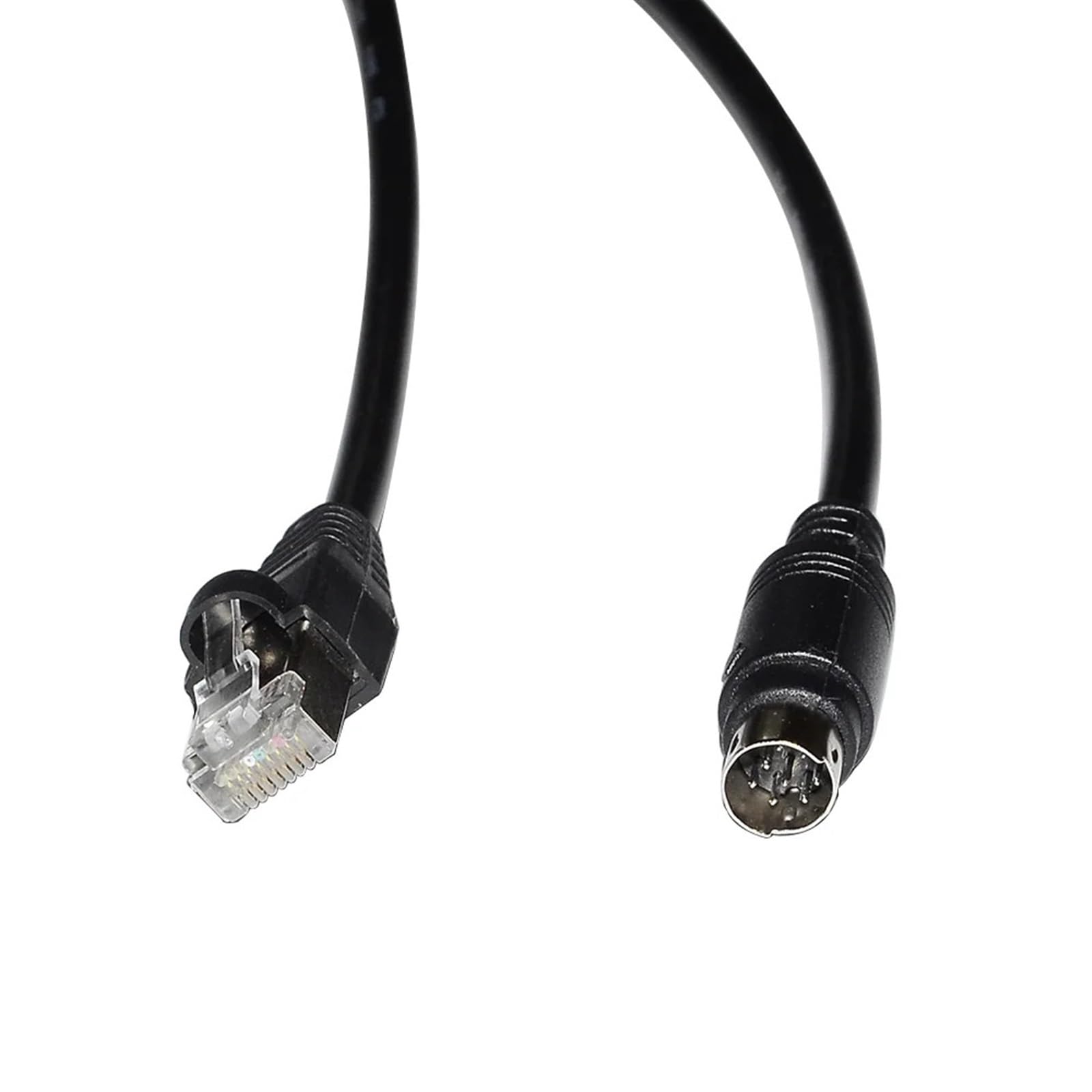 Cable de comunicación de programación RS422, conector macho RJ45 a Mini Din 8P MD8(3 metres)