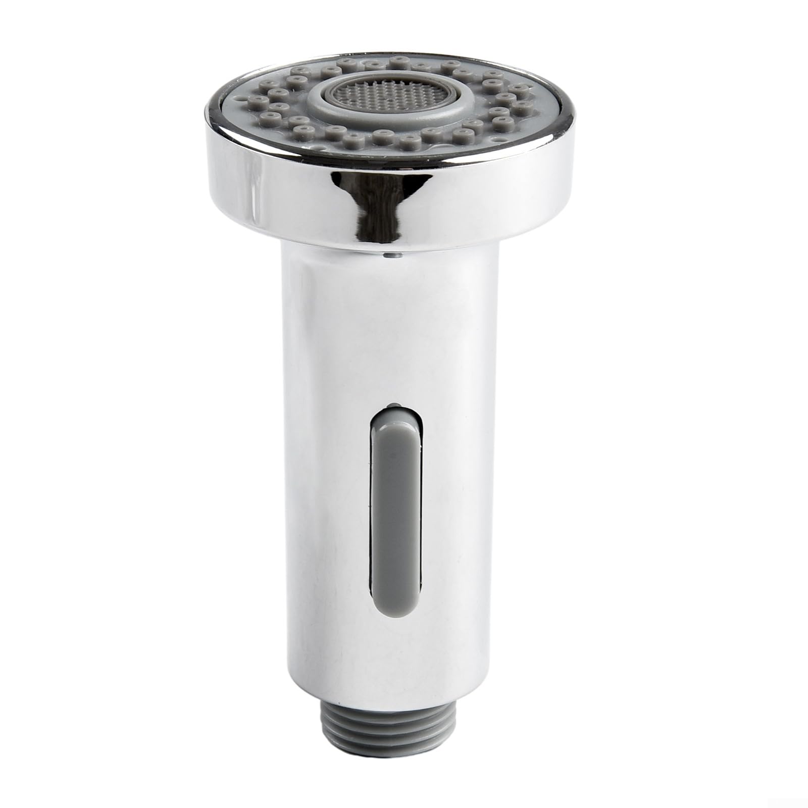 Ugello spruzzatore di ricambio per rubinetto del lavello della cucina, plastica ABS, finitura spazzolata, connettore G 1/2 (cromato)