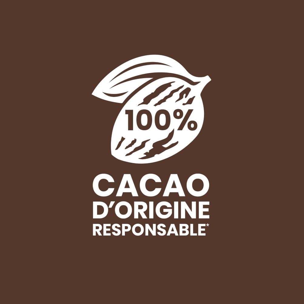 BALISTO - Barre Biscuit Céréales et Chocolat au Lait - 20 x 37g - Goût Miel & Amande - Boite de Barres Chocolatées - Grand Format - 740g