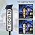 FLSEPAMB Solar Address Sign Lighted Solar House Numbers for Outside Address Plaques for House Address Sign Numbers for House, Yard, Garden, Waterproof