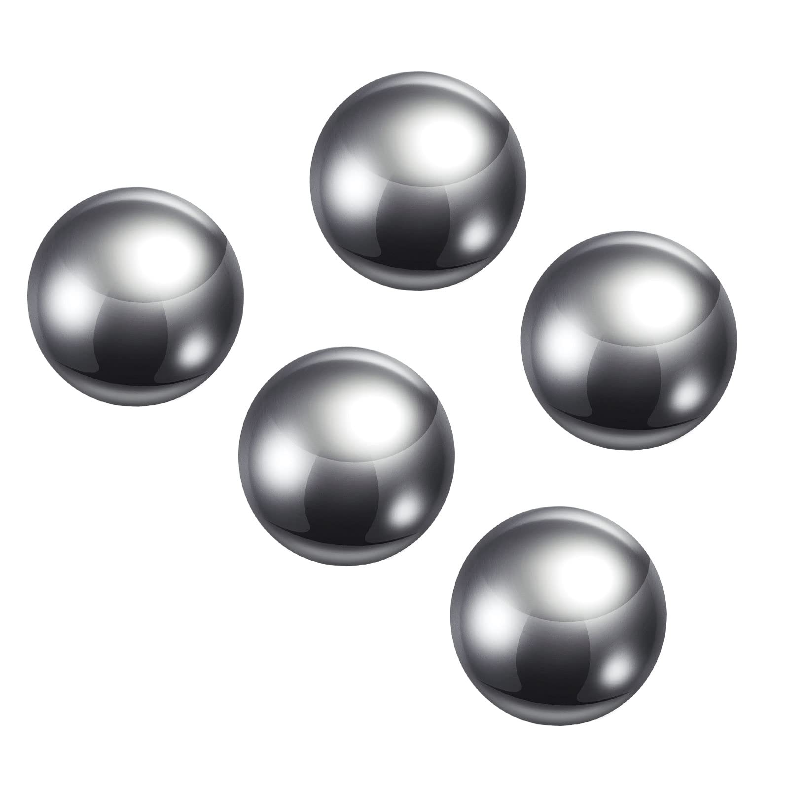 QUARKZMAN 16mm Roulement Billes x 5PCS Chrome Acier pour Glissière Rails, [G10 Précision]