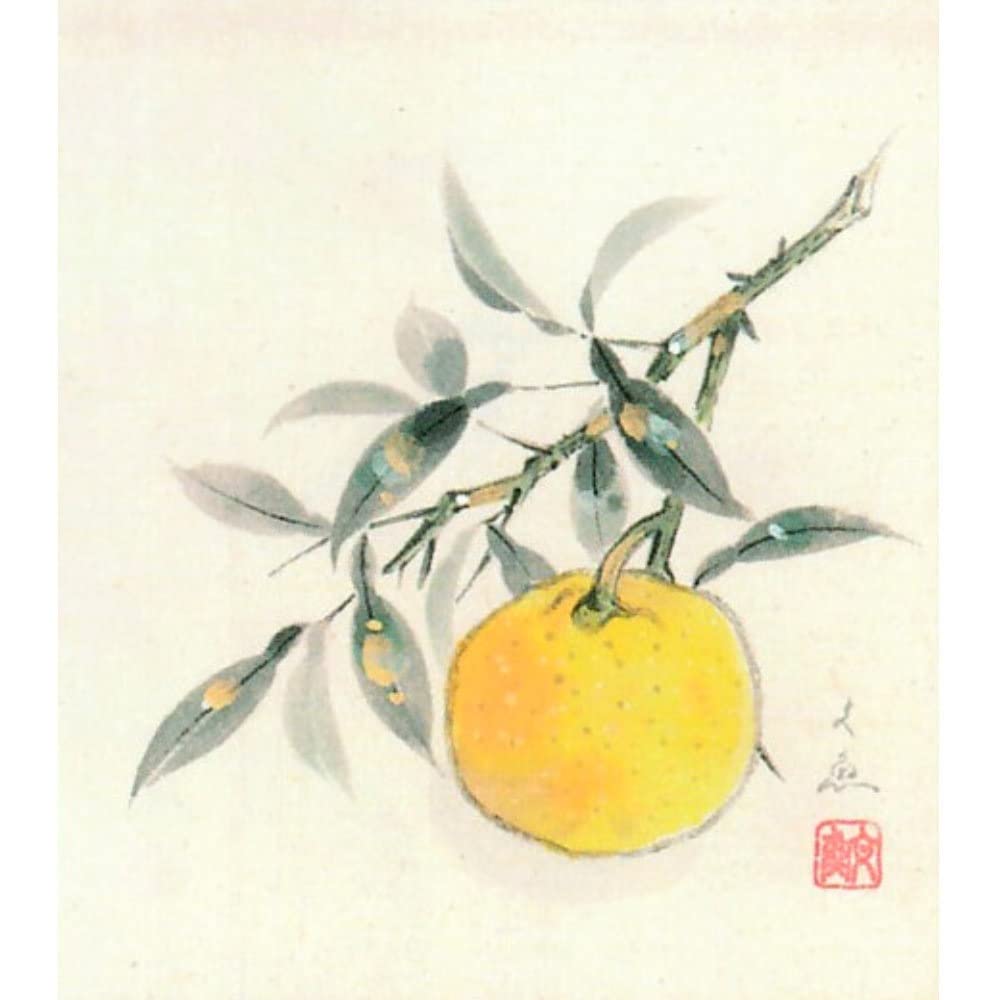 【真作】絵画　花秀　日本画6号　柚子　逸品　S47 Yahoo!オークション - 【真作】【WISH】古田年寿「胡蝶蘭」日本