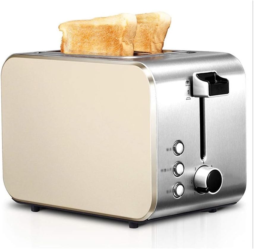 Bread Machine - Toaster 2 Slice, Home Automatic Stainless Steel Breakfast