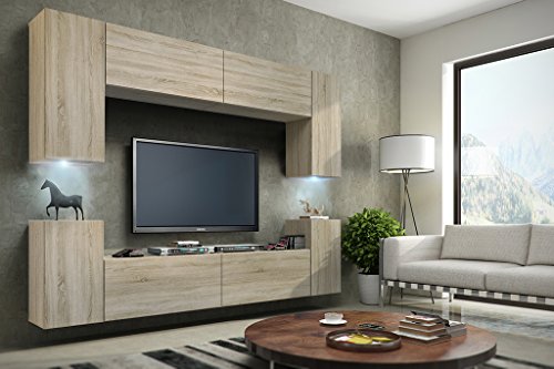 HomeDirectLTD Moderno Conjunto de Muebles de salón Future 1