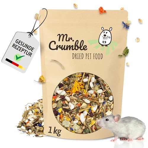 Mr. Crumble Ratten-Futter Futter für Farbratten ohne Pellets 1000 g Mr. Crumble Ratten-Futter Futter für Farbratten ohne Pellets 1000 g