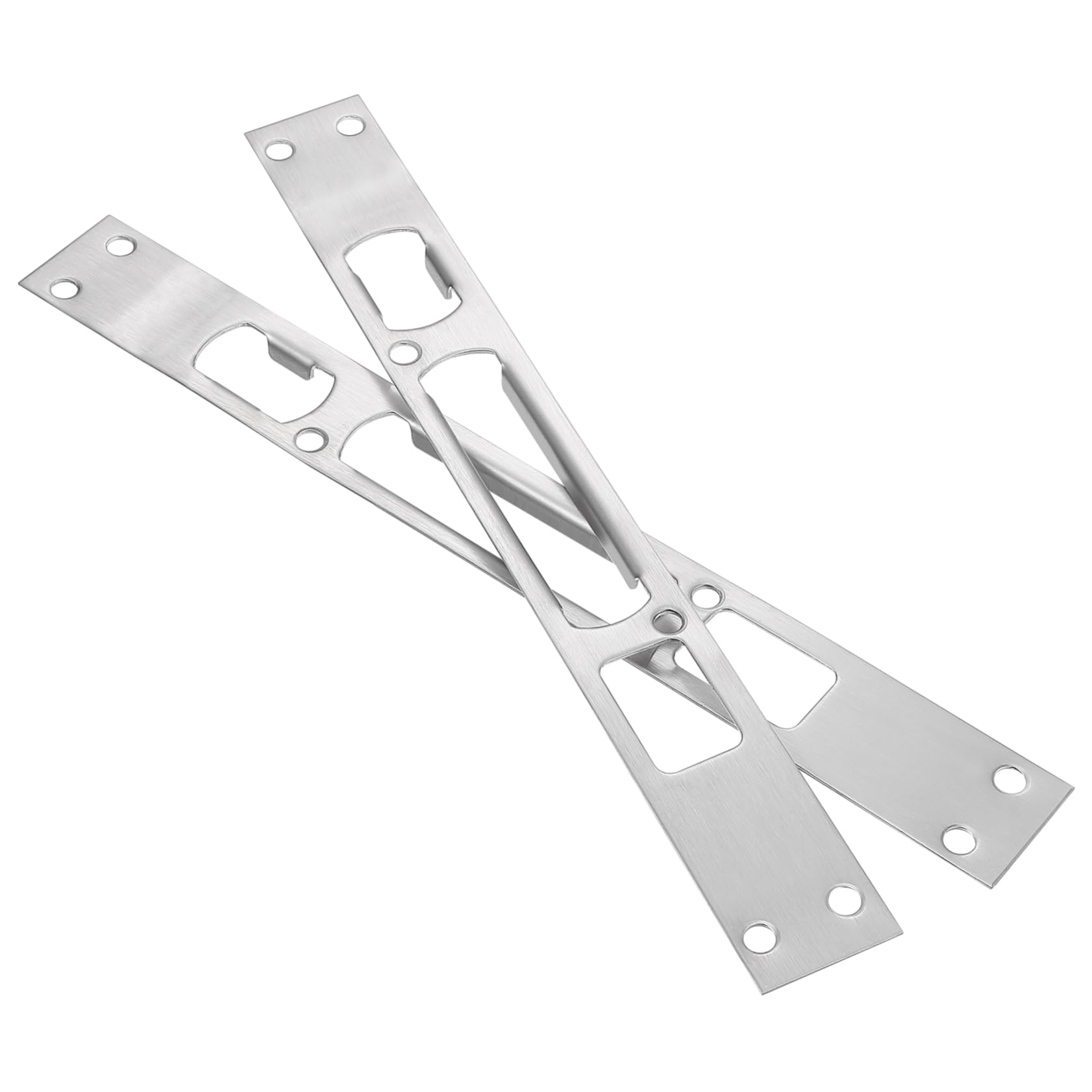 Homoyoyo 9 Ensembles Boucle De Cadre De Porte Serrure De Sécurité Plaques De Gâche Pour Portes Extérieures Renfort De Ponceuse Bouton Pour Animaux De Compagnie Plaque De 2 pièces * 9