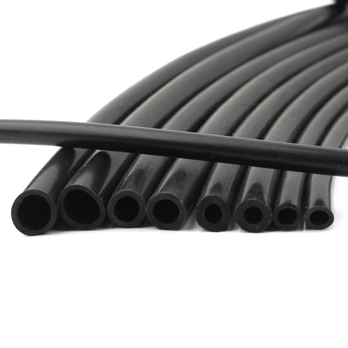 Tubo Flessibile In Gomma Siliconica Nera Da 1 M/5 M/10 M, 1 2 4 5 6 7 8 9 10 11 12 14 16 Mm, Tubo Flessibile In Silicone Morbido(10 Meters,ID 5mm x OD 8mm)