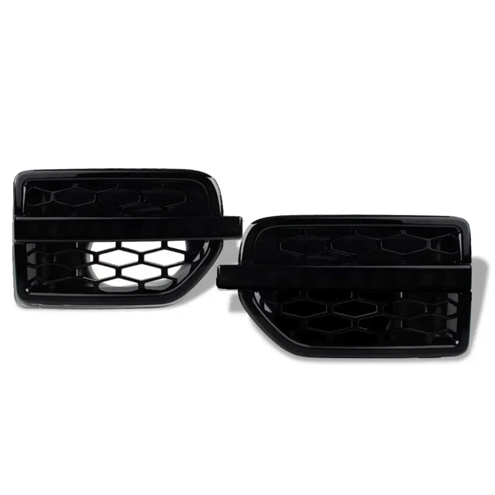 EJUOYO Side Vent Decor Sticker Fit For Land Rover Discovery 4 LR4 2010-2016 Car Air Intake Fender Vents Side Grille Car Fender Side Vents(1pair black)