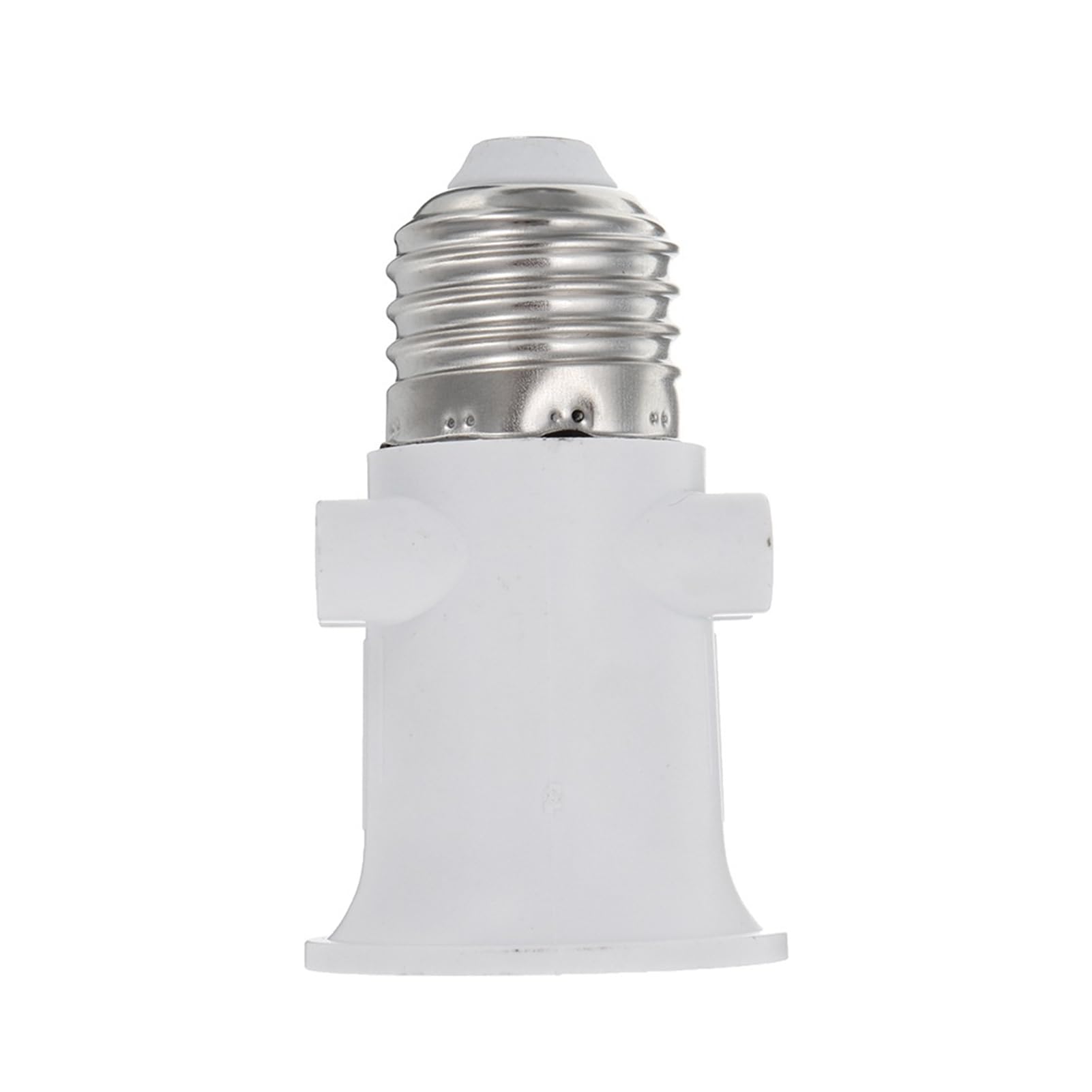 Casquillo - Adaptador de zócalo Casquillo e27, Base de zócalo LED, casquillo de lámpara E27,Casquillo Adaptador Eléctrico con Enchufe, Conversión a Zócalo de alimentación y Zócalo E27.