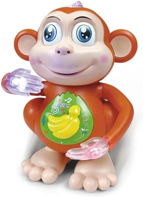 AYMUALFIBattery Operated Dancing Monkey with Light and Sound