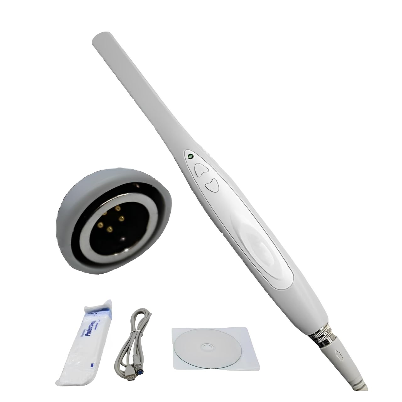Caméra intra-orale sans fil caméra intra - orale dentaire 1,3 méga 1/4 "USB md740b avec LED pour inspection orale des personnes et des animaux domestiques.