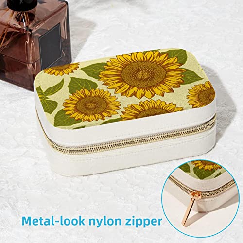 Boîte à bijoux de voyage de qualité supérieure avec velours et miroir - 7
