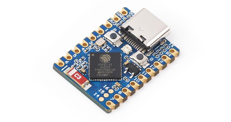 OceanLabz ESP32-S3 Mini Development Board | Based on ESP32-S3FH4R2 Dual-Core Processor | 240MHz Running Frequency | 2.4GHz Wi-Fi & Bluetooth 5 | Ideal for IoT and Embedded Projects (Fully Tested)-picture-38