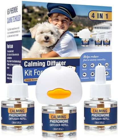 LKBHGF Pheromone Dog Calming Diffuser Appeasing Pet Pheromones 4 ...