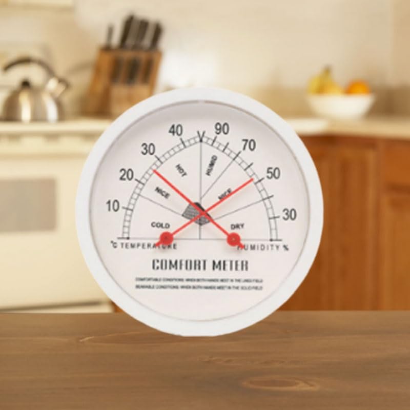 Indoor Purpose Pointer Type Temperature Humidity Meter Wall Mounted Upright