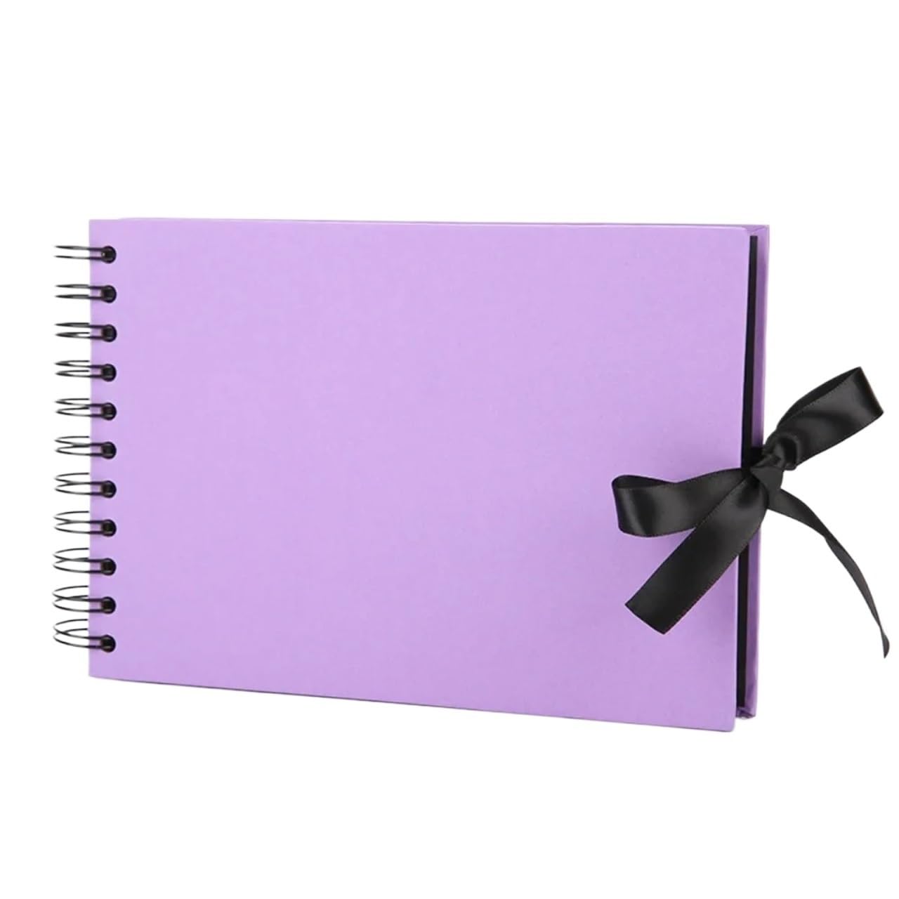 Paper Scrapbooking 60 Pages Craft Album DIY Memory Picture For Photo(Purple)