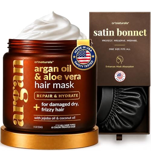 Artnaturals Hair Mask + Silk Bonnet Set