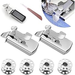 Overlock Baratas DAZZTIME Guía de Costura Magnética,2 Piezas Guia Magnetica Maquina Coser,Prensatelas Maquina Coser,Costura Accesorios,para La Mayoría de Máquinas de Coser Herramienta de Calibre de Sujeción.
