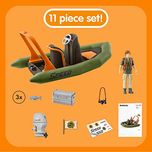 Schleich 42352 - Schlauchboot mit Ranger – Bild 4