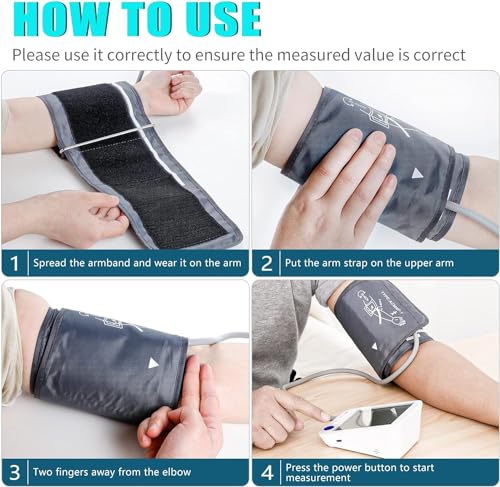 Urion U81RH Blood Pressure Monitor-Automatic Blood Pressure Machine Xl Cuff thumb #4