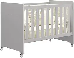 Berço Americano Evolution 4 em 1 Cinza Acetinado - Reller