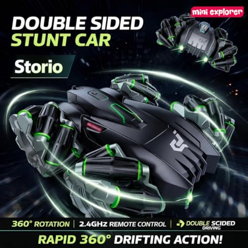 Image of MiniExplorer Remote Control Car Toy | 4x4 RC Drifting Car for Kids & Adult | Remote Control Toy, High Speed Racing RC Car, 360 Rotation, Double Sided Driving, For Boys 7-14 Years