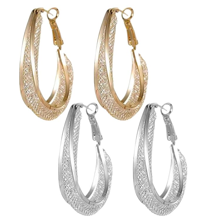 AQISIFashion Oval Earrings