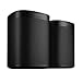 Two Room Set with all-new Sonos One - Smart Speaker with Alexa voice control built-In. Compact size with incredible sound for any room. (Black)