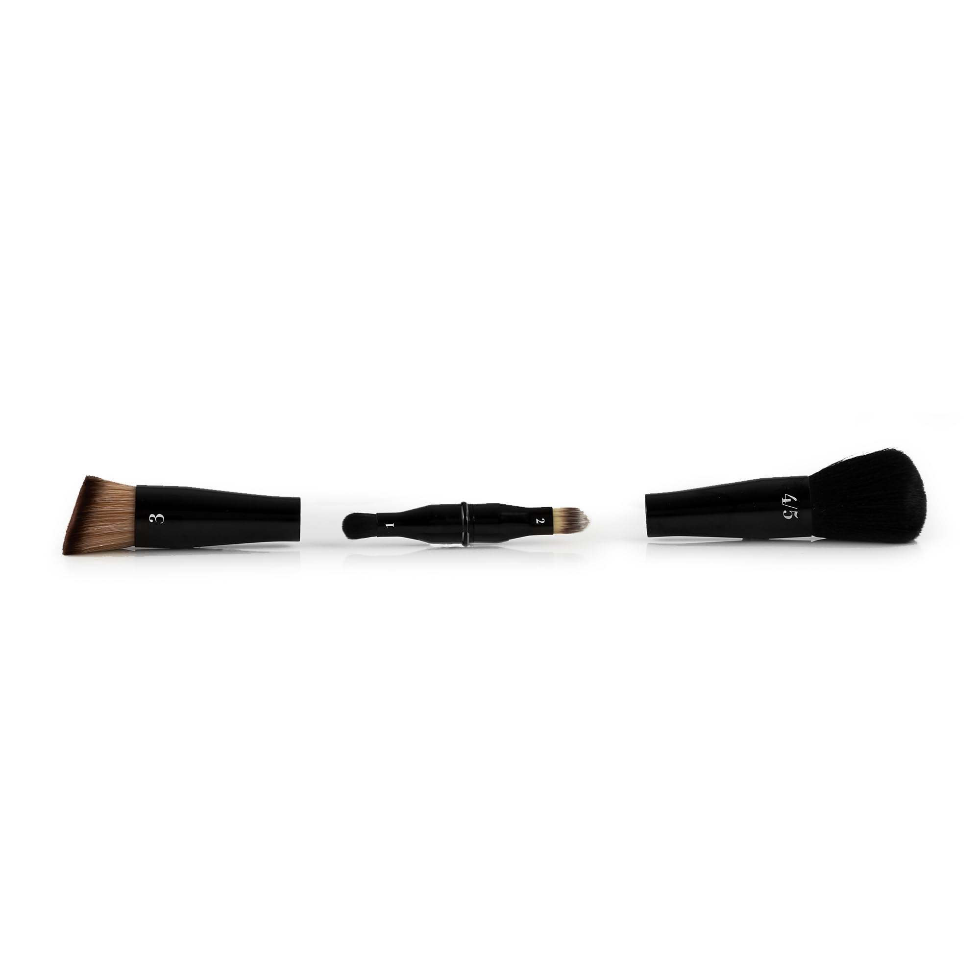 The Secret Brush, Compact Travel Brush, 4-in-1 nesting brush, Woosh Beauty