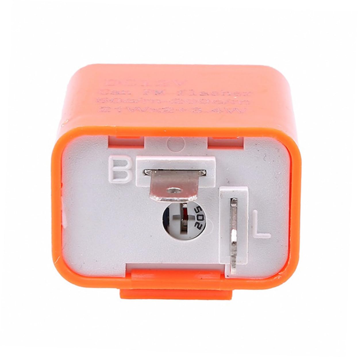 Cabilock Motorcycle Flasher Kit 2 Pin Led Indicator Lamp Relay 12v Turn Signal Light Relay 21wx2 3.4w