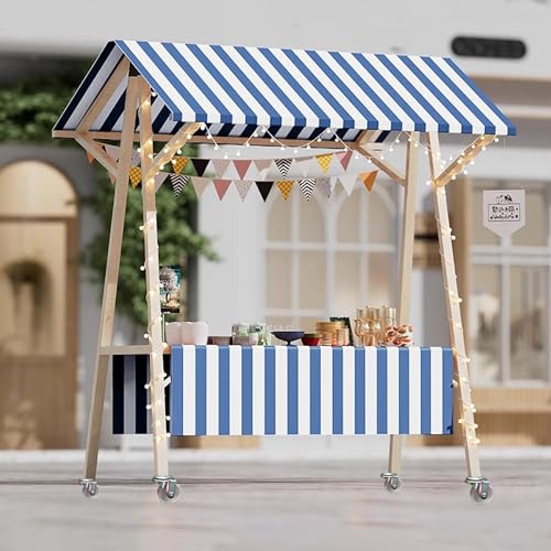 【Carretto con ruote】: i nostri stand per il mercato agricolo hanno ruote da 4 cm (1 5/8