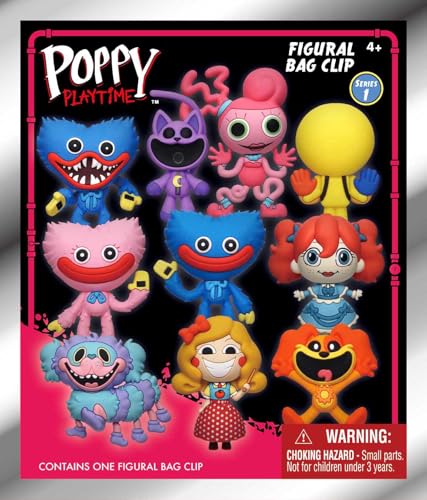 Amazon.co.jp: Poppy Playtime 3Dフォームバッグクリップ、シリーズ1