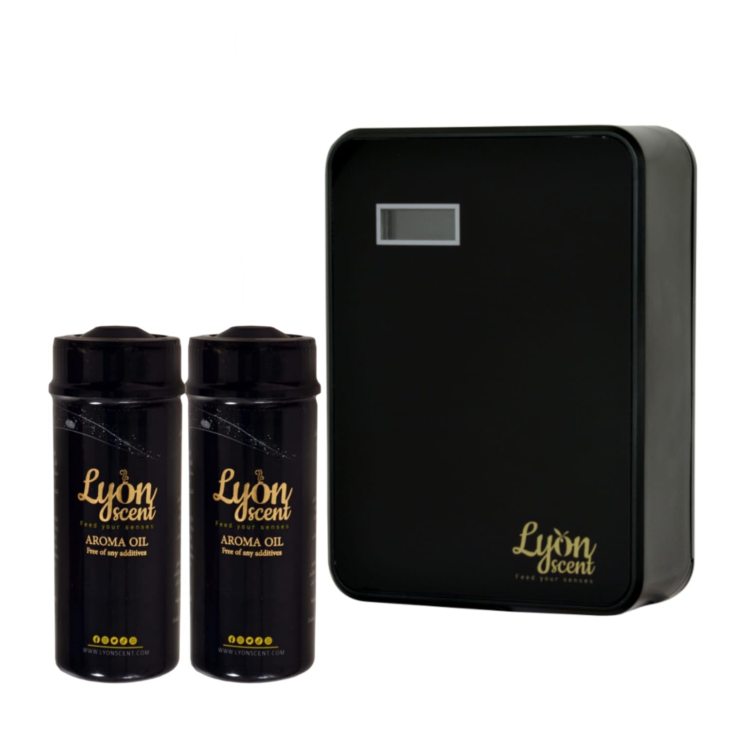 Lyon Scent Smart Diffuser with (2) Aroma Oil 170ml (OFFER), Diffuser for smaller area, Aroma Diffuser for small areas of office or home, Offer for Diffuser and Aroma Oil