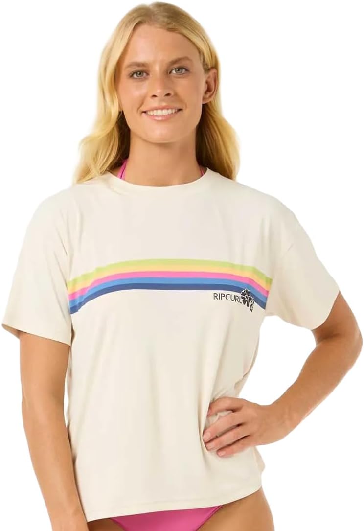 Rip Curl Women's Surfarama SS Surf Shirt - Bone