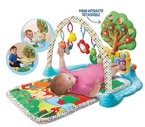 VTech Jardin Enchanté des P'tits Copains Tapis d'Éveil Bébé Jeu Musical et Évolutif Jouet d'Activité et de Développement Piano Interactif Hochets Cadeau de Naissance Contenu en Français - vue 4