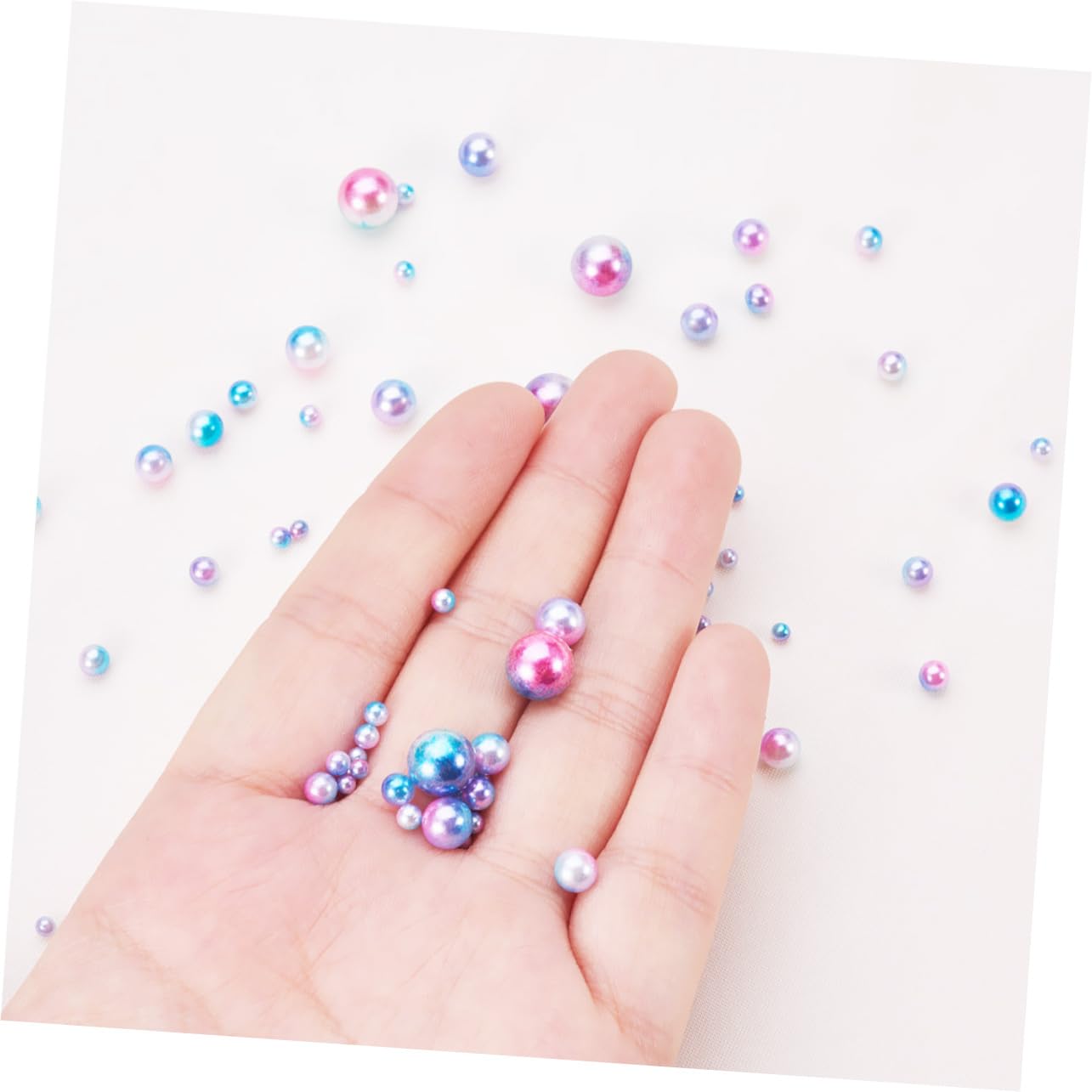 Lurrose 3stücke Bunte Kunststoffperlen Für -armbänder Und Halsketten Von Faux-perlen Für Schmuckherstellung Für Kreative Bastelprojekte Und Dekorationen