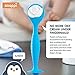 Snappi Baby Ergo Brush Diaper Cream Applicator for a Baby Bum | Medical-Grade Silicone Diaper Rash Cream Bottom Brush Keeps Hands/Fingernails Clean (Cardinal Red)