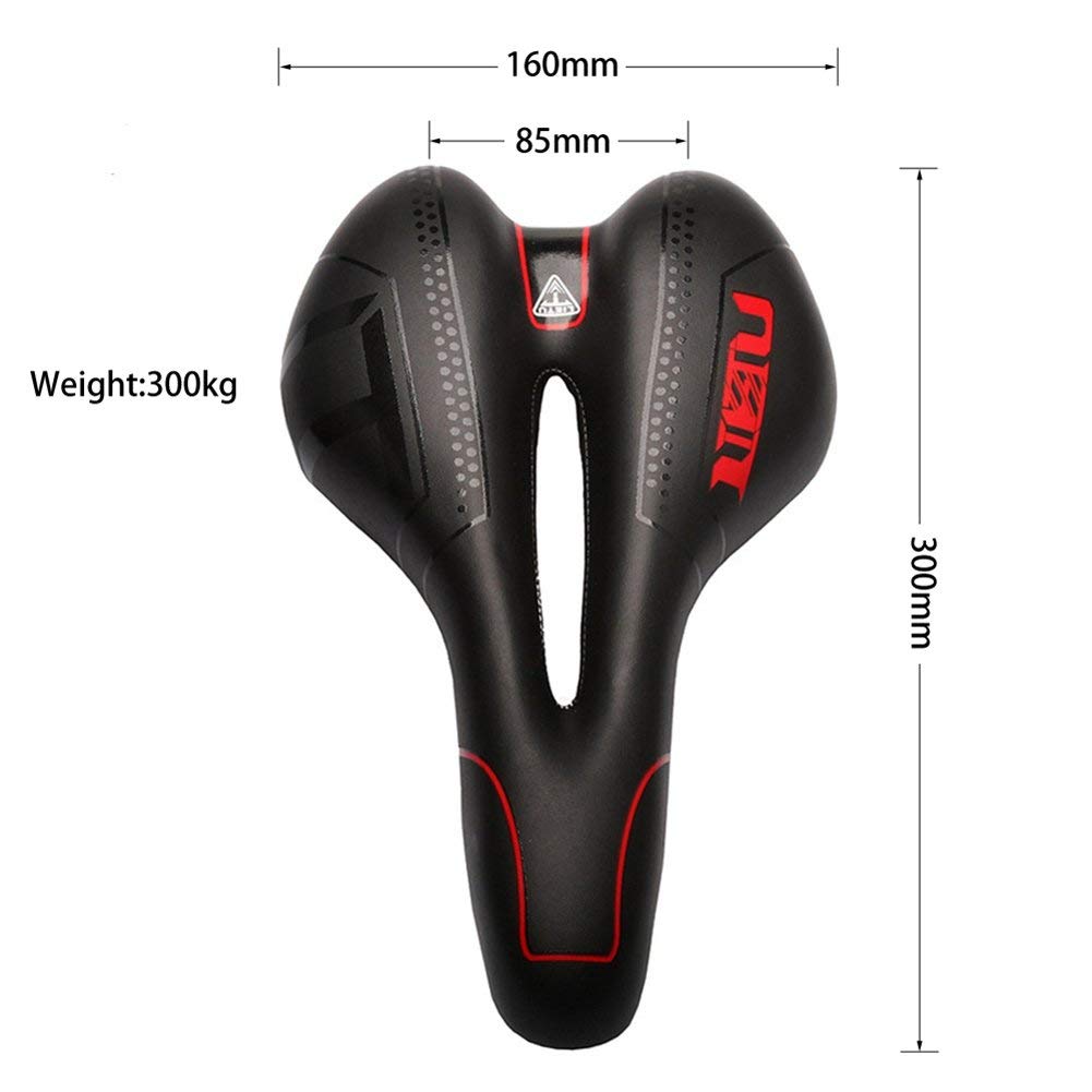 Sillín De Bicicleta Ergonómico Con Espuma De Memoria – 275x150x68 Mm, 350 G, Con Alivio De Presión
